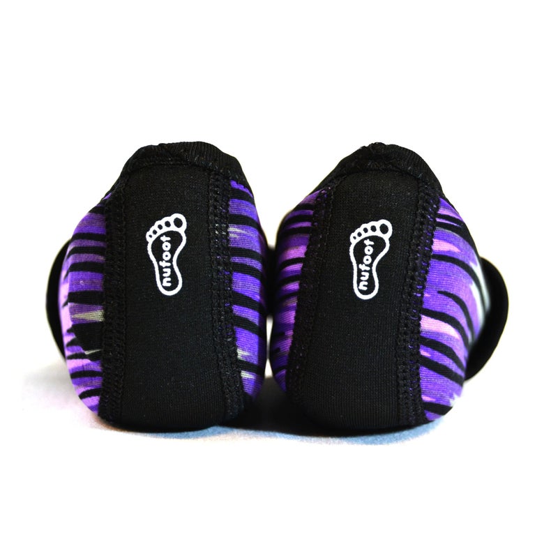 Nufoot Betsy Lou Women's Slippers, Foldable, Flexible Flats, Slipper Socks, Travel Slippers, Exercise Shoe, Dance Shoe, Yoga Socks, House Shoes, Indoor Shoes, Purple Aurora, Small - Image 3